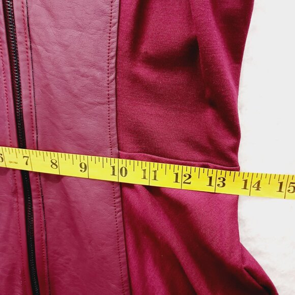 Tank Top Vest Size M Wine Edgy Glam Y2K Festival Indie Sleaze Concert Alt Girl - Picture 6 of 12